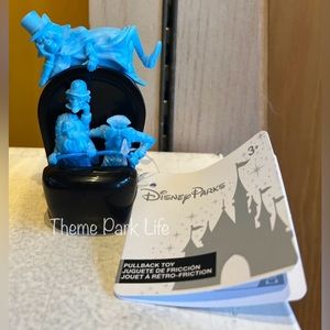 Disney Parks Haunted Mansion Doombuggy Hitchhiking Ghost Pull Back Car Toy NEW